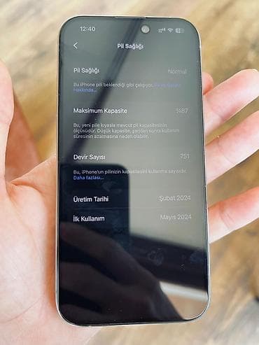 ıphon: IPhone 15 Pro, 128 GB, Natural Titanium, Face ID — 6