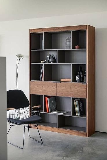 Kitab rəfi, Düz — 1