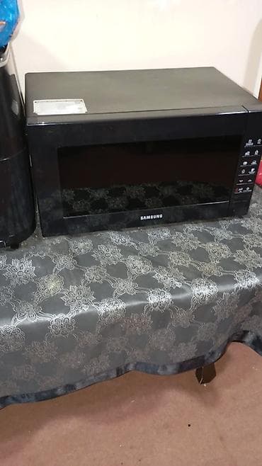 Mikrodalğalı soba Samsung, Ayrıca dayanan, Mikrodalğalar ilə, rəng - Qara