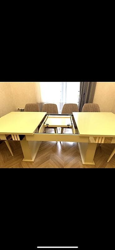 Qonaq masası, Açılan, MDF, Dördbucaq masa — 4