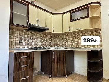Endirim olundu 🛑🛑Mətbəx mebeli satılır 299₼. Ölçü 3.50/2. Üzərində qaz — 1