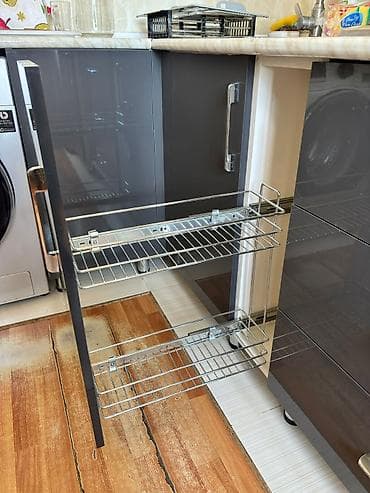 salon sac yuma: Mətbəx mebeli — Türkiyə laminat akril, 3.6 m Türkiyə istehsalı laminat — 2