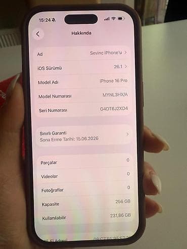 13 pro plus: IPhone 16 Pro, 256 GB, Natural Titanium, Face ID — 2