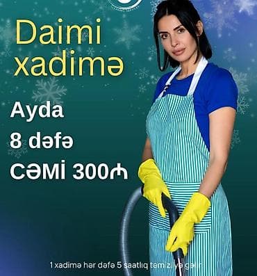 Saatlıq təmizlik və köməkçi xidməti - Saatlıq təmizlik paketləri: • — 4