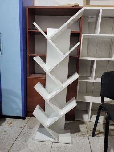 esyalari duzmek ucun yer: Kitab refi . Yenidir . ✅️ parlaq Ağ reng . keyfiiyetli materyaldan — 6