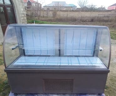 Vitrin tipli soyuducu (mağaza/kafe üçün) - Önü şüşəli, panoramik