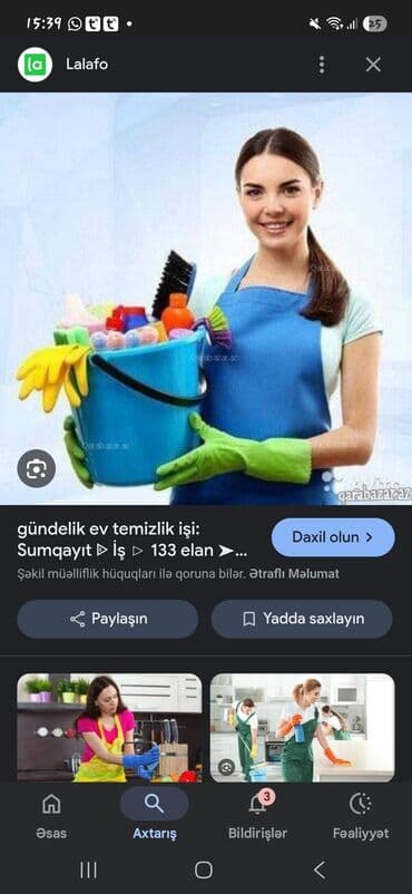 bakı tikiş evi razin: Her cur temizliye gedirem. Ciddi olan seviyeli insan yaza biler — 1