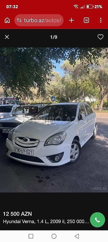 Hyundai Verna: 1.4 l | 2009 il Sedan — 9