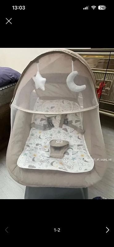 Ev və bağ: Coolbaby uşaq beşiyi/oysanaq kreslosu Çox az isdifade olunub demek — 2