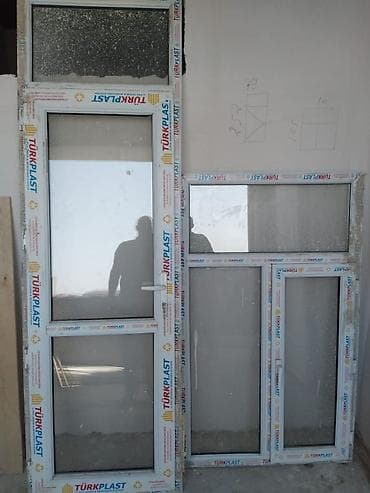 plastık qapılar: Kod 65 95 Plasdik qapi və pencərə cutu 100 azn Olçu qapi 80/250 — 1