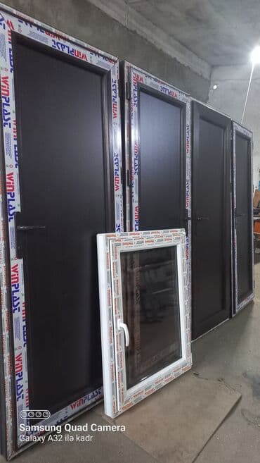 reşotka azərbaycanca: Plastik rəngli̇ qapılar 80x200 sm. İstenilen razmərdən düzeltmek — 10