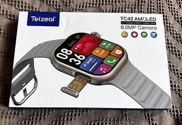Личные вещи: Telzeal TC42 AMOLED ağıllı saat dəsti Xüsusiyyətlər: - 2.2 düym — 6