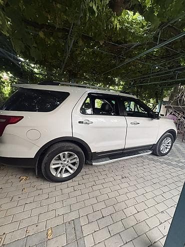 Ford Explorer Limited – ağ rəngli, 7 yerlik tam ölçülü SUV — 5