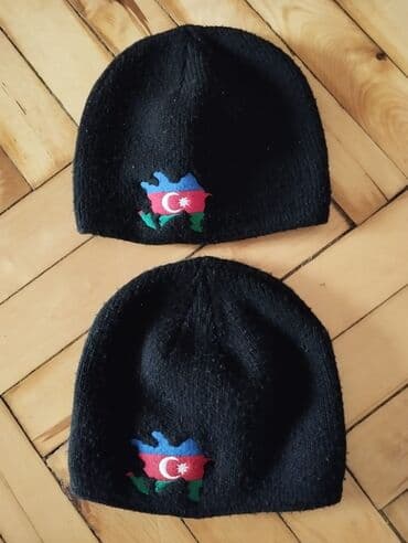 Папаха, национальная шапка, Б/у, цвет - Черный