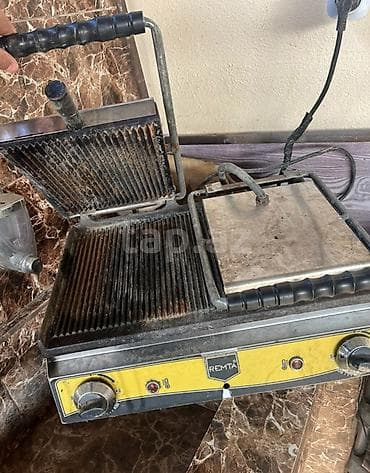 REMTA elektrik kontakt qril/panini aparatı - İki qapaqlı, geniş