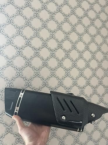 khazar ehtiyat: Motosiklet üçün universal egzoz səsboğucu - Material: metal korpus — 1