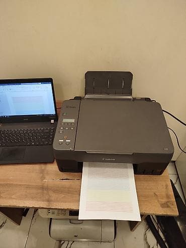 printer wf: Canon g2420 çap,copy,skan rəngli ideal vəziyyətdə — 2