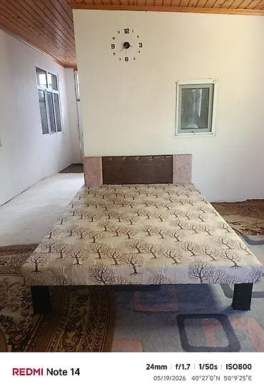 stullar ev ucun: Yeni, İkinəfərlik çarpayı, Bazasız, Matrassız, Siyirməsiz, Azərbaycan — 1