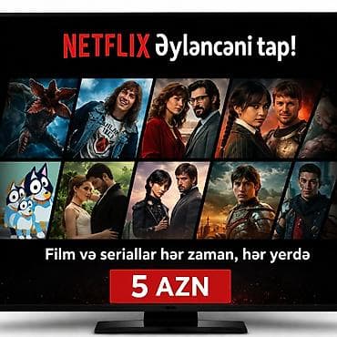hesab satış: Netflix Premium (4K) paketində boş profillər mövcuddur 🎬 ✨ 4K Ultra — 1