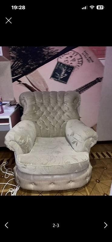 klassik divanlar: Klassik üslubda yumşaq mebel dəsti - Tərkib: 1 ədəd 3 nəfərlik divan — 2