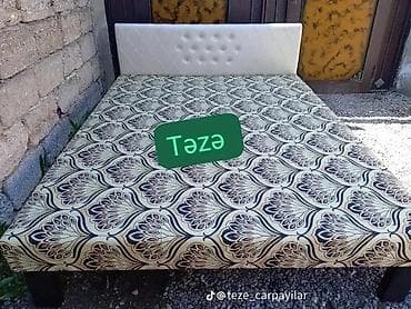 Təzə çarpayılar. 1 nəfərlik çarpayılar 60 manat. 2 nəfərlik taxt 110