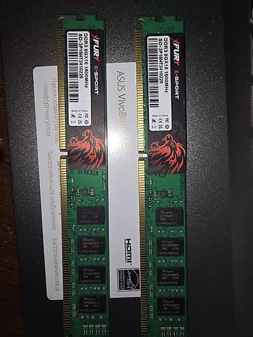 Operativ yaddaş (RAM) 16 GB, 1600 Mhz, DDR3, PC üçün, İşlənmiş — 3