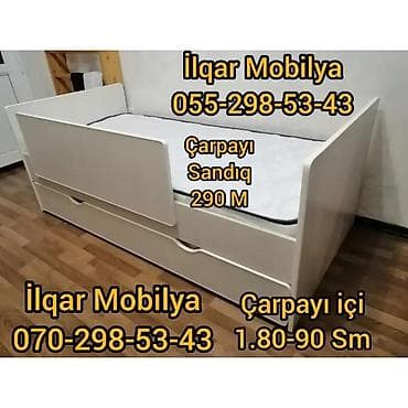 ucuz krafat: Oğlan üçün, Yeni, Çarpayı, Bazasız, Matrassız, Siyirməsiz — 3