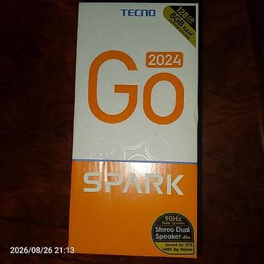 efootbal 2024: Tecno Spark Go 2024, 128 GB, rəng - Qara, Barmaq izi — 3