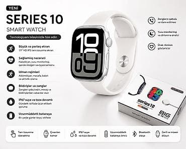 saat qutu: Kateqoriya: Smart saatlar Brend: No Brand Məhsul: Series 10 Smart — 1