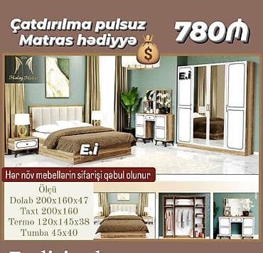 Yataq desti rəng seçimi var