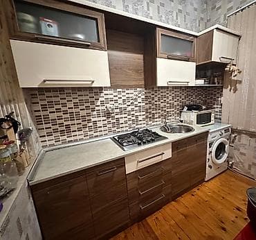 Mətbəx mebeli dəsti - Ölçü: təxmini 3 metr xətti. - Üst və alt