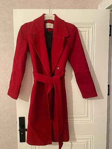 cool geyimler: Palto, Stradivarius, M — 3