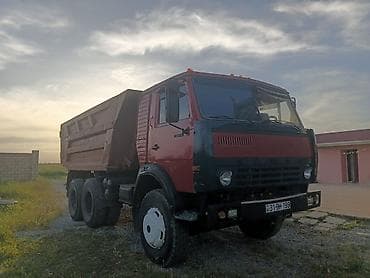hava salyan: KAMAZ 55111 tipli 6x4 damperli yük maşını - Kuzov: üçtərəfli damper — 5