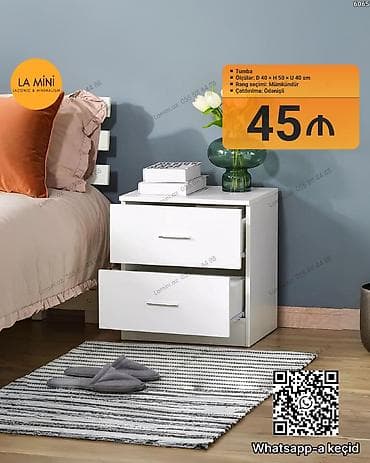 slayd mebelləri: Tumba – LA MINI - Ölçülər: Dərinlik 40 sm × Hündürlük 50 sm × Uzunluq — 1