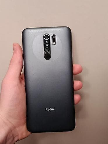 Redmi 9 Prime, 64 GB, rəng - Boz, Barmaq izi