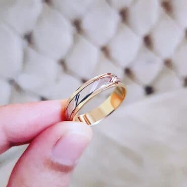 qizil uezuek type 1: Alyans, Üzük, Sarı qızıl, 585 Əyar, Qaşsız — 2