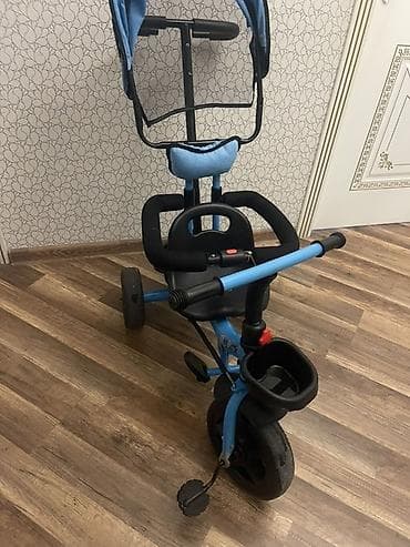 Uşaq üçtəkərli velosipedi – idarəetmə tutacağı və günlükli - Rəng — 1