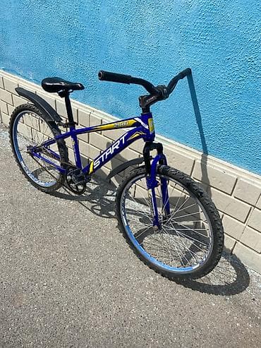 kreditle velosiped almaq: İşlənmiş İki təkərli Uşaq velosipedi Start, 24", sürətlərin sayı: 1, Ünvandan götürmə — 3