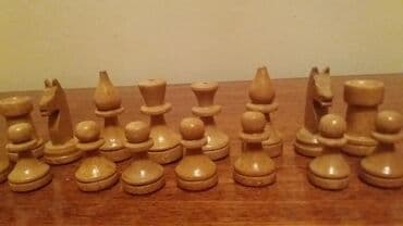 Maskalar, eynəklər: 1960 ci illərin şahmat dəstı hamısı yerindədir fiqurlar əla — 2