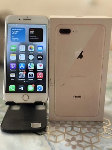 IPhone 8 Plus, 64 GB, Qızılı, Simsiz şarj
