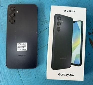 kredit telefon satisi: Samsung Galaxy A16, 128 GB, rəng - Qara, Sənədlərlə — 1