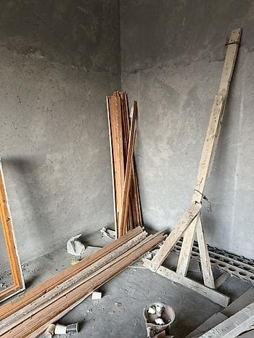 Taxta iç qapılar və qutular dəsti - Material: təbii ağac (şılaq — 6