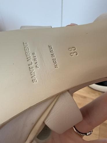 ysl tufli: Saint Laurent Paris qadın platforma sandal - Model: Tribute (YSL — 2