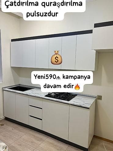 Mətbəx mebeli sifarişlə hazırlanır