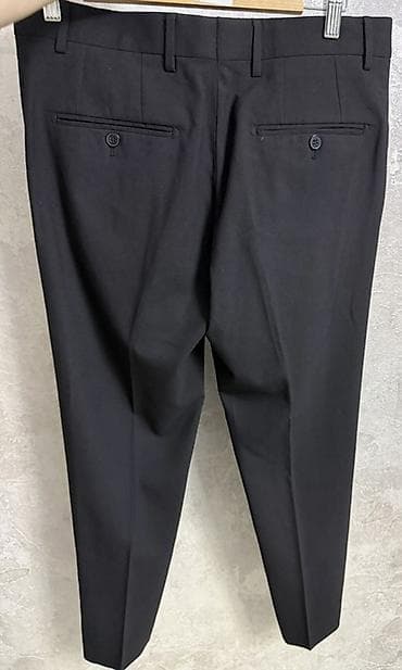 Cinslər: Qara klassik Suvari şalvar. Materialı keyfiyyətli, ütü saxlayır — 2