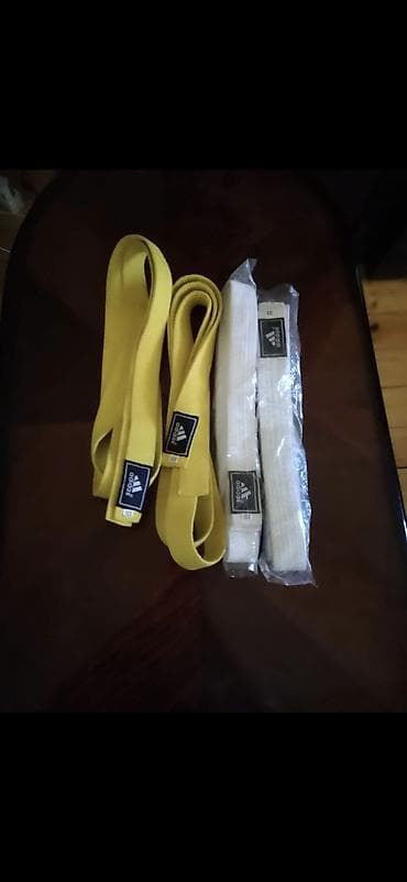 Taekvondo forması (dobok) dəsti - Rəng: ağ, yaxalıq qara haşiyəli - — 7
