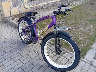 Детские велосипеды: Fatbike velosiped – Wide Freedom (purpur rəng) - Güclü, geniş “fat” — 3