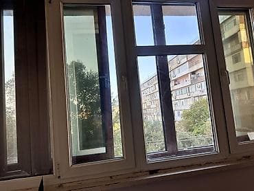 pano: PVC plastik pəncərə bloku - Material: ağ rəngli PVC profil - — 2