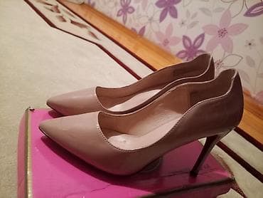 asbaz geyimi: Nyüd rəngli qadın gəlinciq ayaqqabısı – klassik stilettolar - Rəng — 2