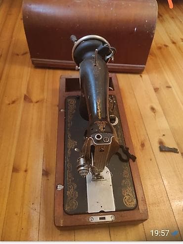 velo masin: Mexaniki tikiş maşını – retro model - Korpus: döymə metal gövdə — 2